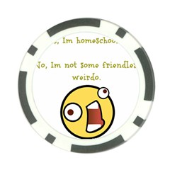 Weirdo Poker Chip Card Guard by athenastemple