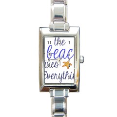 The Beach Fixes Everything Rectangle Italian Charm Watch by OneStopGiftShop