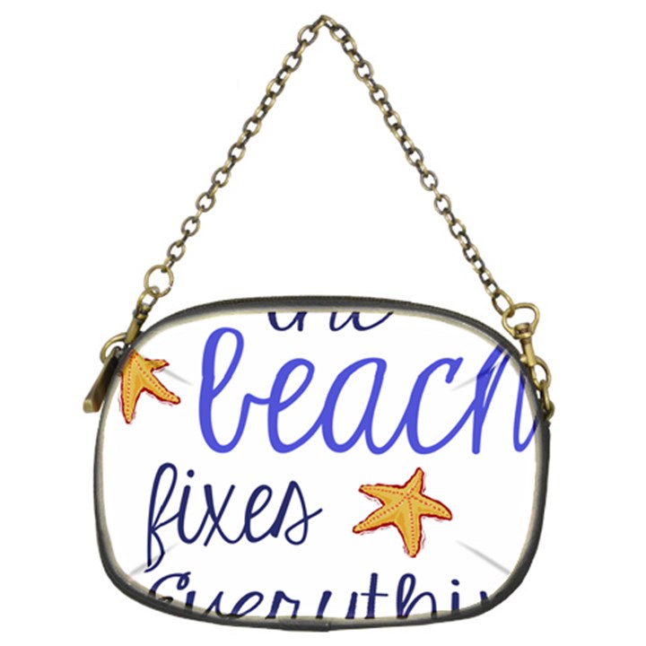 The Beach Fixes Everything Chain Purses (Two Sides) 