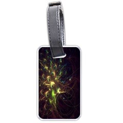 Fractal Flame Light Energy Luggage Tags (one Side)  by Nexatart