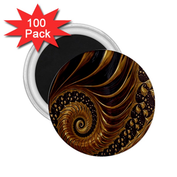 Fractal Spiral Endless Mathematics 2.25  Magnets (100 pack) 