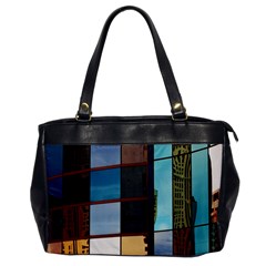 Glass Facade Colorful Architecture Office Handbags