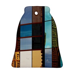 Glass Facade Colorful Architecture Bell Ornament (two Sides) by Nexatart