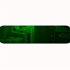 Green Building City Night Large Bar Mats by Nexatart