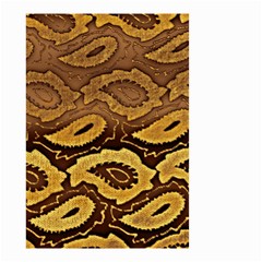 Golden Patterned Paper Small Garden Flag (two Sides)