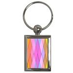 Graphics Colorful Color Wallpaper Key Chains (Rectangle)  Front