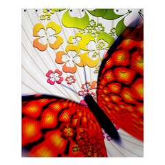 Greeting Card Butterfly Kringel Shower Curtain 60  X 72  (medium) 