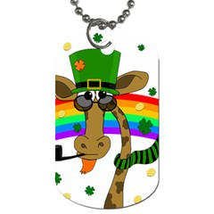 Irish Giraffe Dog Tag (two Sides) by Valentinaart