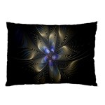 Fractal Blue Abstract Fractal Art Pillow Case 26.62 x18.9  Pillow Case