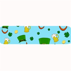 St  Patrick s Day Pattern Large Bar Mats by Valentinaart