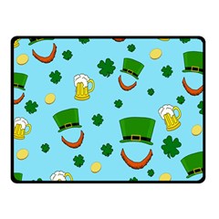 St  Patrick s Day Pattern Fleece Blanket (small) by Valentinaart