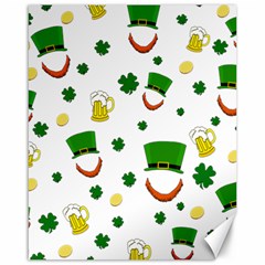 St  Patrick s Day Pattern Canvas 16  X 20   by Valentinaart