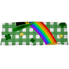 St  Patrick s Day Rainbow Body Pillow Case Dakimakura (two Sides) by Valentinaart