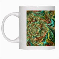 Fractal Artwork Pattern Digital White Mugs by Nexatart