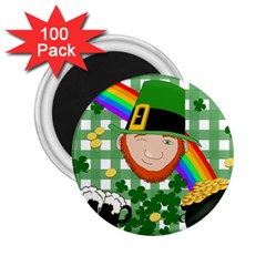 Lucky Irish 2 25  Magnets (100 Pack)  by Valentinaart