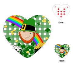 Lucky Irish Playing Cards (heart)  by Valentinaart