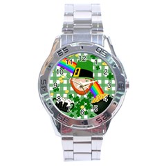 Lucky Irish Stainless Steel Analogue Watch by Valentinaart