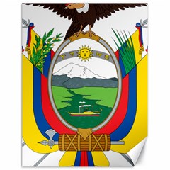 Coat Of Arms Of Ecuador Canvas 18  X 24   by abbeyz71