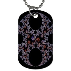 Fractal Complexity Geometric Dog Tag (one Side) by Nexatart