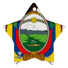 Coat Of Arms Of Ecuador Ornament (star) by abbeyz71