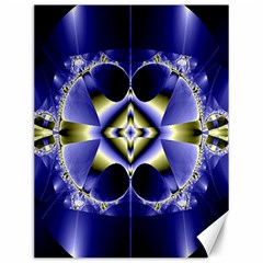 Fractal Fantasy Blue Beauty Canvas 12  X 16   by Nexatart