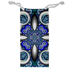 Fractal Cathedral Pattern Mosaic Jewelry Bag