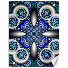 Fractal Cathedral Pattern Mosaic Canvas 18  x 24  