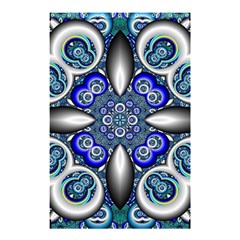 Fractal Cathedral Pattern Mosaic Shower Curtain 48  x 72  (Small) 