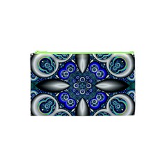 Fractal Cathedral Pattern Mosaic Cosmetic Bag (XS)