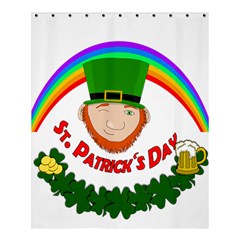 St  Patrick Shower Curtain 60  X 72  (medium)  by Valentinaart