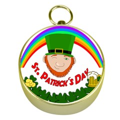 St  Patrick Gold Compasses by Valentinaart