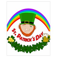 St  Patrick Drawstring Bag (small) by Valentinaart