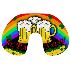 Beer Mugs Travel Neck Pillows by Valentinaart