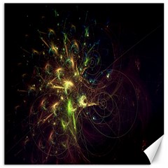 Fractal Flame Light Energy Canvas 20  x 20  