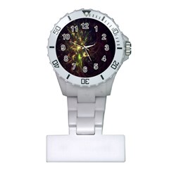 Fractal Flame Light Energy Plastic Nurses Watch