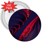 Fractal Fractal Art Digital Art 3  Buttons (100 pack)  Front