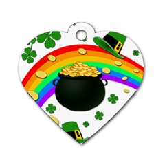 Good Luck Dog Tag Heart (one Side) by Valentinaart