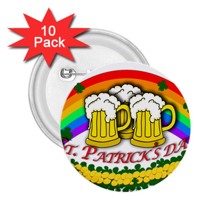 Beer 2.25  Buttons (10 pack) 