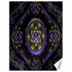 Fractal Sparkling Purple Abstract Canvas 18  X 24   by Nexatart