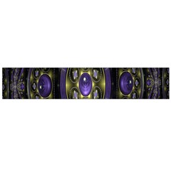 Fractal Sparkling Purple Abstract Flano Scarf (large) by Nexatart