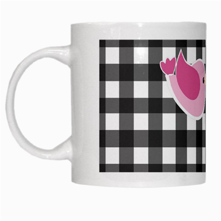 Cute spring pattern White Mugs