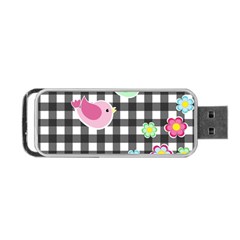 Cute Spring Pattern Portable Usb Flash (one Side)