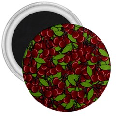 Cherry pattern 3  Magnets