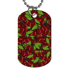 Cherry pattern Dog Tag (Two Sides)