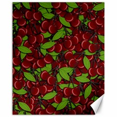 Cherry pattern Canvas 16  x 20  