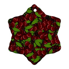 Cherry pattern Ornament (Snowflake)