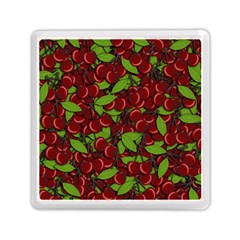 Cherry Pattern Memory Card Reader (square)  by Valentinaart