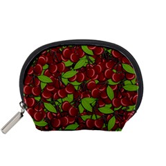 Cherry pattern Accessory Pouches (Small) 