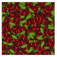 Cherry pattern Large Satin Scarf (Square)