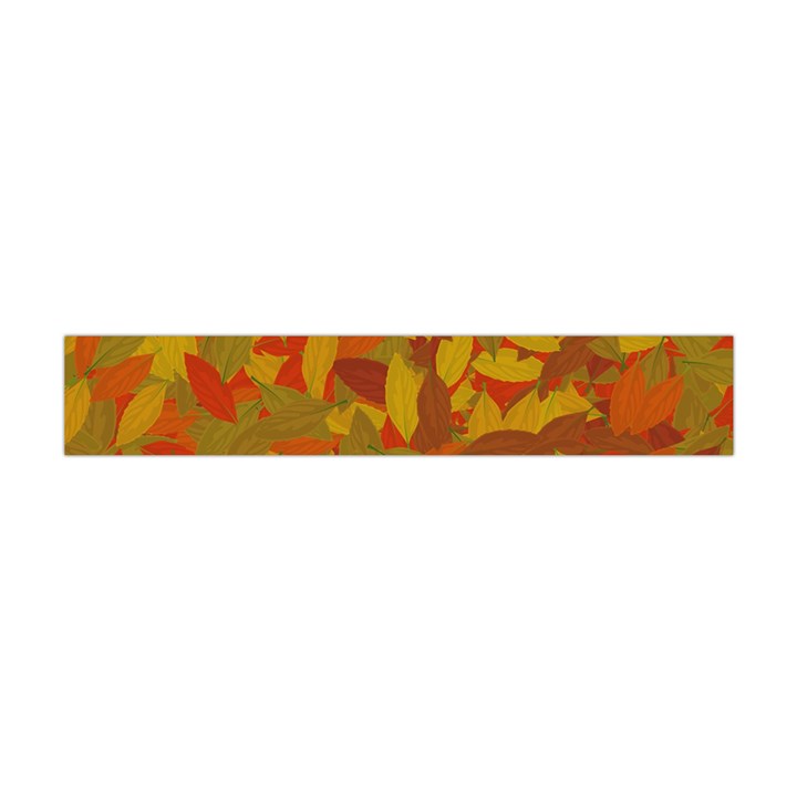 Orange autumn Flano Scarf (Mini)